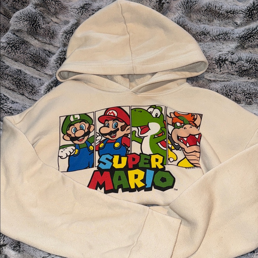 Old Navy Kids Hoodie with Super Mario Characters